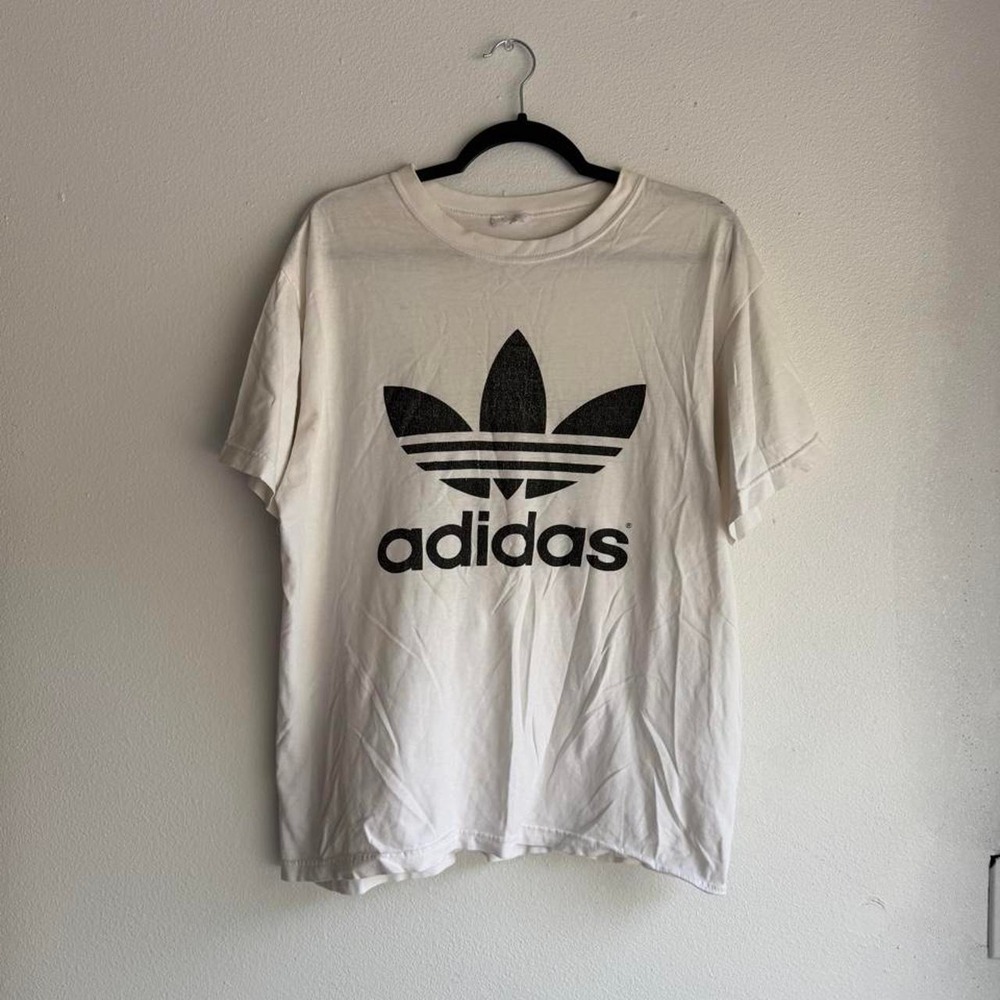 Vintage Adidas Originals white boxy t-shirt